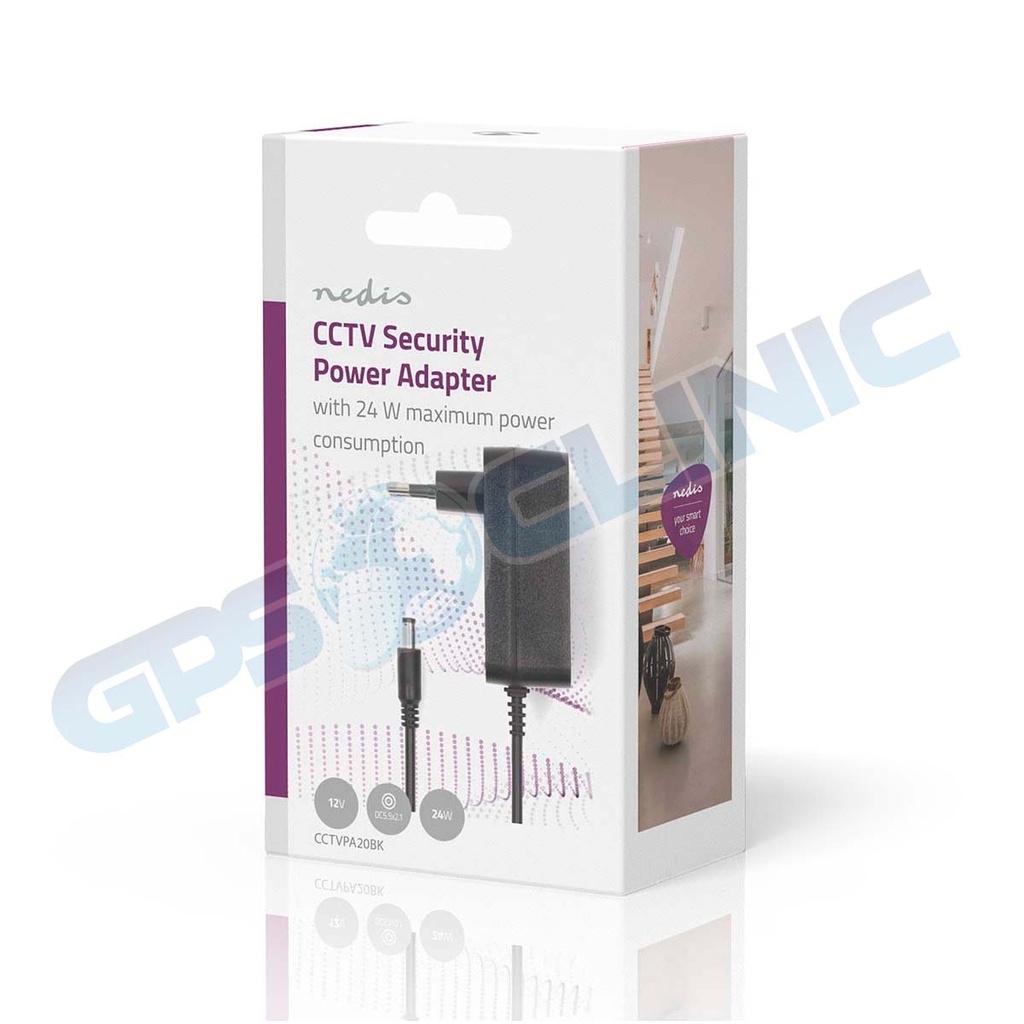 Carregador CCTV 2A 12v 2,5 x 5,5 mm