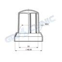 Tampa Porca Roda Cromada KMR 33mm