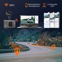 Dashcam WeBeqer LS-K20 3" 170º+140º- 1 Ano Garantia