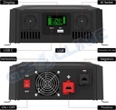 Conversor 2000W/4000W Onda Pura 12v/24v