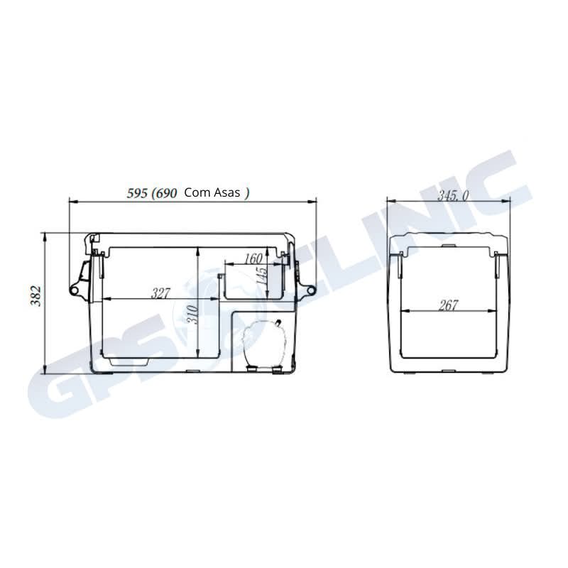 Frigorífico CoolTop Fridge CTF35 