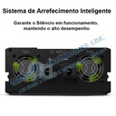 Conversor Green Cell 24V-3000/6000W Onda Pura LCD