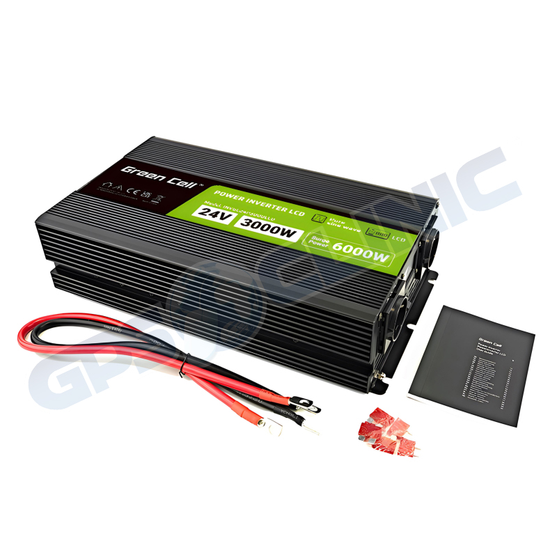 Conversor Green Cell 24V-3000/6000W Onda Pura LCD