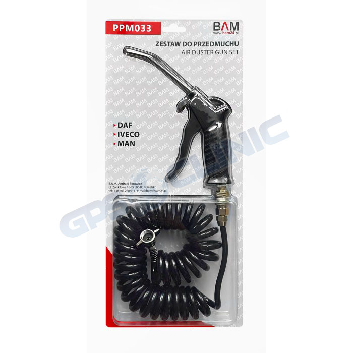 KIT Pistola de ar p/ cabine- DAF, IVECO, MAN