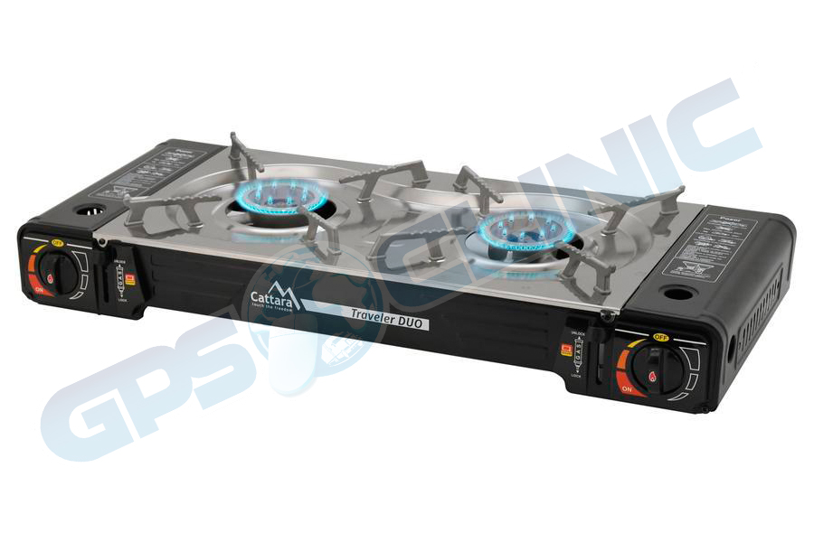 Fogão a Gás Portátil c/2 Bocas- Cattara