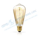 Lâmpada Led c\Filamento E27 2000k 5w ST64 - Nedis
