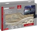 Cortina Preta com Franja Sindy-Wave - Lampa
