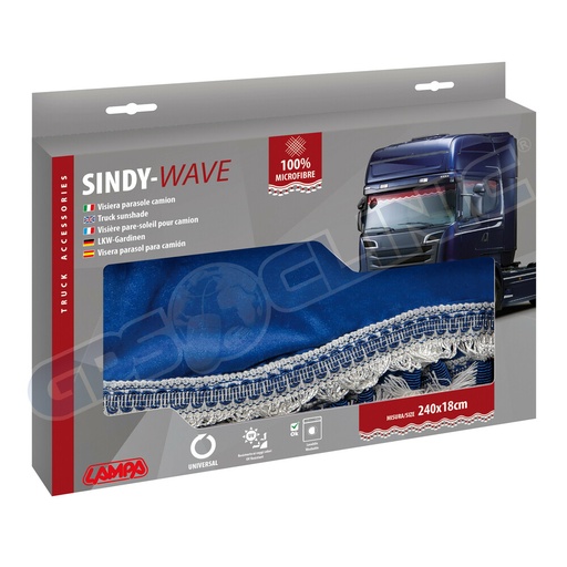 [LAMPA-98636] Franja Sindy-Wave Azul - LAMPA