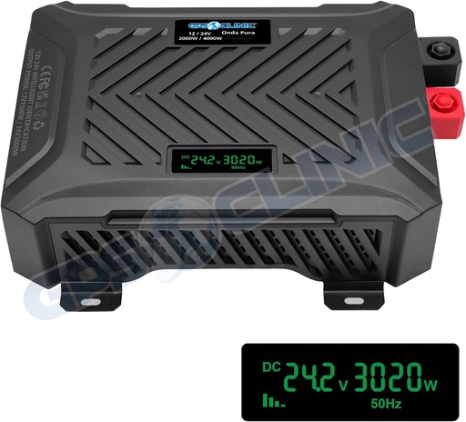 [GPSCLINIC-3000/6000] Conversor 3000W/6000W Onda Pura 12v/24v